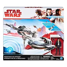 Nave Star Wars Force Link Speeder Aéreo Hasbro Foto mini  2