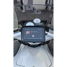 Navegador Gps Moto Central Multimidia Carplay Android Auto Cor Preto Mapas Pré-carregados Incluídos Globo Foto mini  3