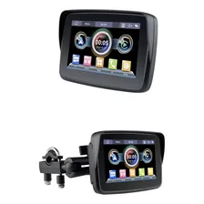 Navegador Gps Moto Central Multimidia Carplay Android Auto Cor Preto Mapas Pré-carregados Incluídos Globo Foto  mini 1