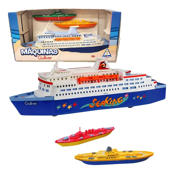 Navio Cruzeiro E 02 Barcos Naval Kit Barquinhos Brinquedo Foto 1