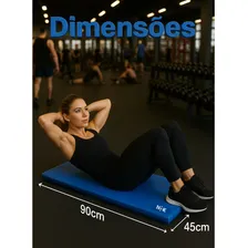 Nbk Flex Colchonete para Academia NBK FLEX 90x45cm Colchonete para Yoga Colchonete Grande Colchonete em Espuma Colchonete de Abdominal Funcional Colchoneta Azul Foto mini 4