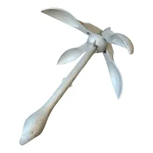 Âncora Folding Galvanizada 1,5kg Jet Caiaque Barco Foto mini 4
