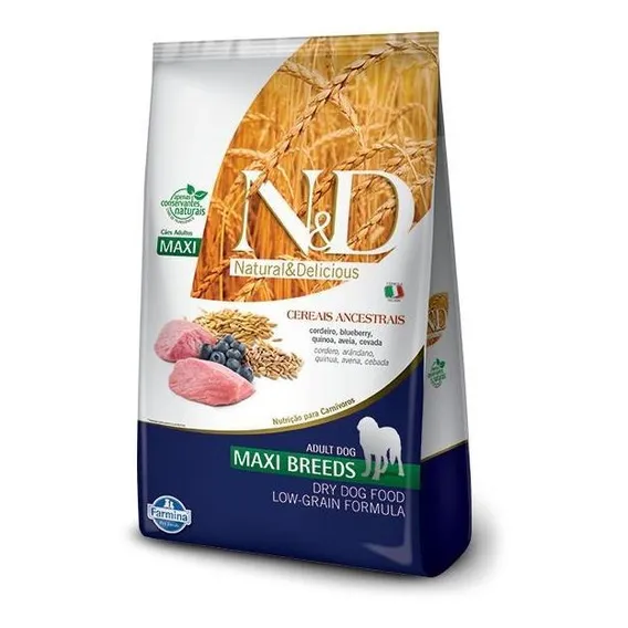 Nd Low Canine Cordeiro Maxi 10,1kg Foto 1