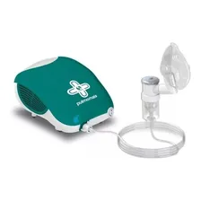 Nebulizador compressor Soniclear Pulmomais verde e branco 127/220V Foto  mini 1