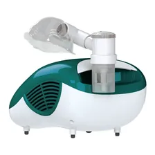 Nebulizador compressor Soniclear Pulmomais verde e branco 127/220V Foto mini  2