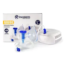 Nebulizador/inalador Compressor Nb090 Incoterm. Incoterm Branco Foto mini 1