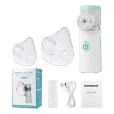 Nebulizador portátil Nebulizador elétrico de malha Inalador portátil Nebulizador Nebulizador Nebulizador Máquina Nebulizadora Atomizador para crianças Asma Adultos Qatar Shop Foto mini 2