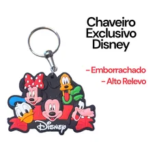Necessaire Disney Mickey Mouse Preto Partes Corpo Divertida com Chaveiro Turma Disney Foto mini  2