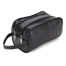 Necessaire Feminina Necessaire Masculina Em Couro Legítimo Cor Preto Foto mini 3