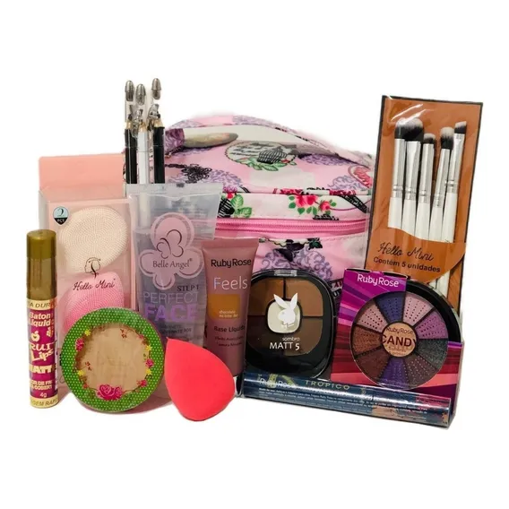 Necessaire Maleta Kit Maquiagem Completa Rubys Foto 1