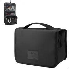 Necessaire Masculina Feminina Grande Viagem Cabide Divisória Cor Preto-necessaire Masculina Ou Feminina De Viagem Com Divisórias Grande Gancho De Pendurar Desenho Do Tecido Liso Foto  mini 1