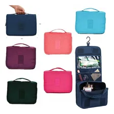 Necessaire Masculina Feminina Viagem Mala Cabide Divisória Cor Cinza Foto  mini 1