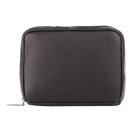 Necessaire Porta BĂblia/porta Livros Em Couro LegĂtimo Preta Cor Preto Desenho Do Tecido Foto 1