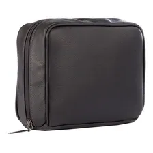 Necessaire Porta BĂblia/porta Livros Em Couro LegĂtimo Preta Cor Preto Desenho Do Tecido Foto mini 2