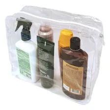 Necessaire Pvc Transparente 25X19X9cm - Kit Com 10 Unidades Foto mini  3
