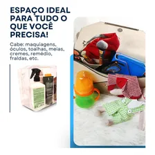 Necessaire Pvc Transparente 25X19X9cm - Kit Com 10 Unidades Foto mini 4