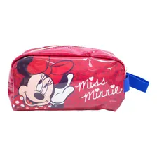 Necessaire Vermelho Miss Minnie Mouse 23x11cm - Disney Cor Vermelho Foto  mini 1