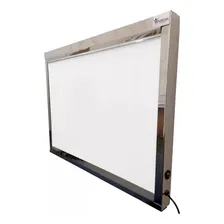 Negatoscópio 2 Corpos Led Bivolt - Aço Inox Foto  mini 1