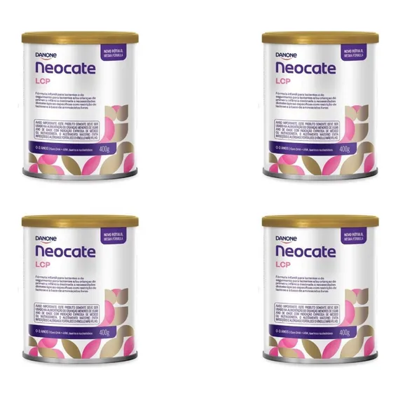 Neocate LCP em p贸 4 unidades 400g Foto 1