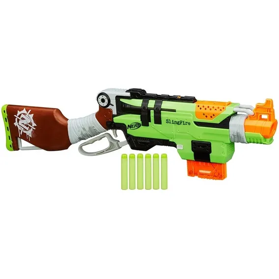 Nerf Zombie Strike Slingfire Hasbro - A8773 Foto 1