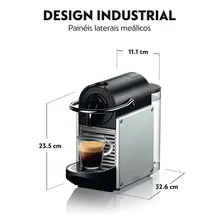 Nespresso Pixie AlumÃnio, Cafeteira 220v D61 Foto mini 3