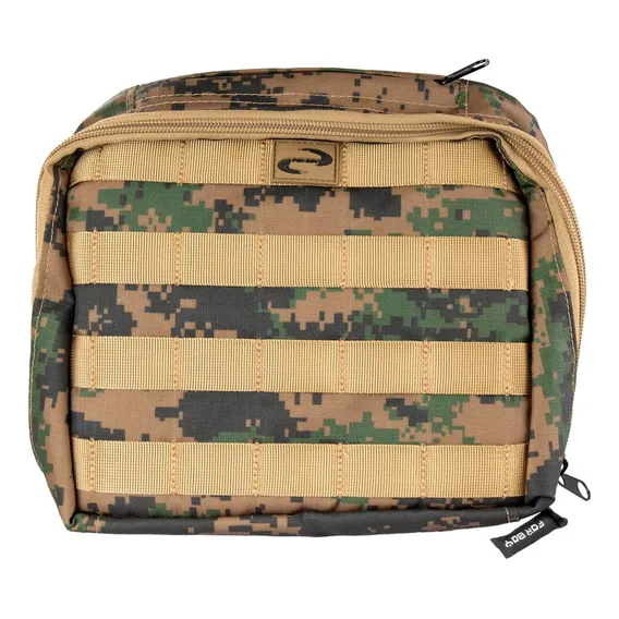 Nessessaire Modular Militar Viagem Tática 8 Bolsos Rip Stop Cor Marpat Foto 1