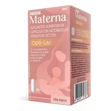 Nestlé Materna Fermentun Opti Lac 30 Cápsulas Sabor Sem Foto mini 2
