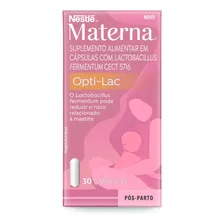 Nestlé Materna Fermentun Opti Lac 30 Cápsulas Sabor Sem Foto mini 1