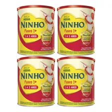 Nestlé Ninho Fases 1+ kit 4 latas leite Em pó 1+ 800g em cada lata Foto  mini 1
