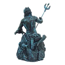 Netuno/ Poseidon Deus Dos Mares Resina Decoração Enfeite Cor n/a Foto mini  3