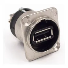 Neutrik Nausb-w Ficha Conector Usb Chasis Usb Foto mini 4