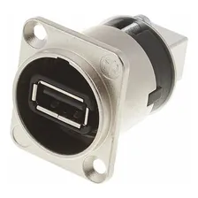 Neutrik Nausb-w Ficha Conector Usb Chasis Usb Foto mini 2