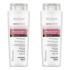 New Active Vita Derm Emulsão Facial Fps35 2x200g 2 Unidades Foto mini 1