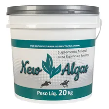 New Algas 20 Kg Fonte De Cálcio P/ Equinos - Univittá Foto  mini 1