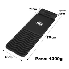 New Hawaii Colchão Inflável Solteiro 190*65cm Cor Preto Foto mini  2