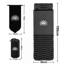 New Hawaii Colchão Inflável Solteiro 190*65cm Cor Preto Foto mini  3