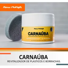 New Polish cera de carnauba revitalizador de plásticos e borrachas 200mL Foto mini 2