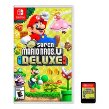 New Super Mario Bros U Deluxe Nintendo Switch MÃdia Fisico Foto mini 2