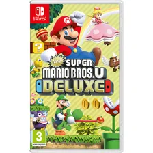New Super Mario Bros U Deluxe Nintendo Switch MÃdia Fisico Foto mini 1