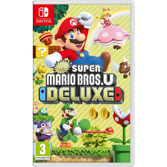 New Super Mario Bros U Deluxe Nintendo Switch MÃdia Fisico Foto 1
