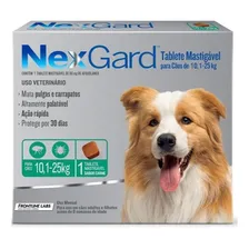 Nex Gard 10 A 25 Kg Carrapato Antipulgas - C/ Foto mini 1