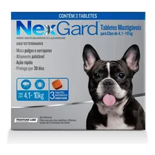 Nexgard Antipulgas E Carrapatos 4 A 10kg C/ 3 Comprimidos Foto mini 1