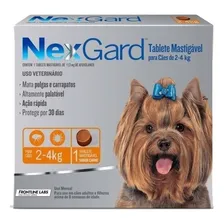 Nexgard antipulgas e carrapatos para cães 2-4 kg Foto  mini 1