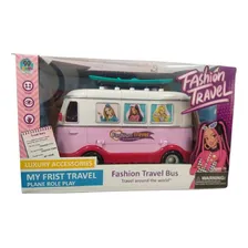 Ônibus Fashion Travel Para Meninas Com Bonecas E Miniaturas Cor N/A Foto mini 2