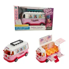 Ônibus Fashion Travel Para Meninas Com Bonecas E Miniaturas Cor N/A Foto mini 1