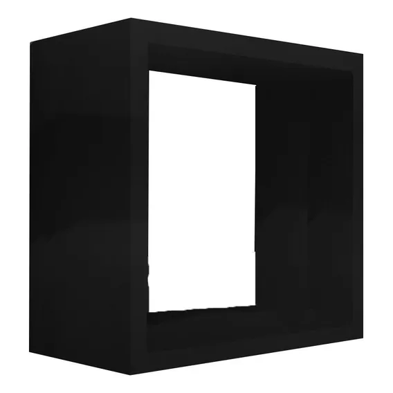 Nicho 55 X 55 X 20 Em Mdf - Preto Foto 1