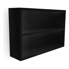 Nicho Decorativo Prateleira Madeira Mdf Preto 60 X 40 Foto mini 1