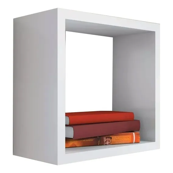 Nicho Decorativo Trovarelli 35x35x15 Cm Branco Foto 1