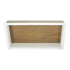 Nicho Em Porcelanato Porta Shampoo Banheiro Box 60x30x10 Cm Cor Madeirado Foto mini 4
