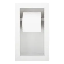 Nicho Porcelanato Porta Papel Higiênico Banheiro Organizador Foto mini 3